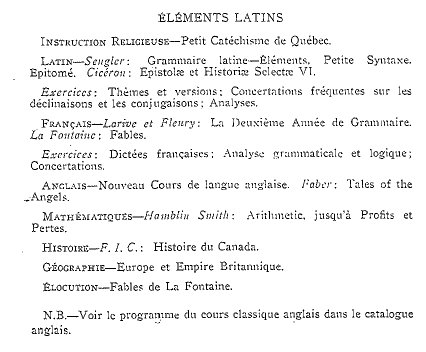  St Boniface Latin Course Outline 